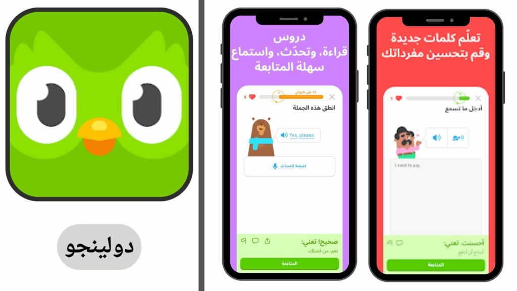 تحميل دولينجو Duolingo مهكر 2024 بلس اخر اصدار من ميديا فاير
