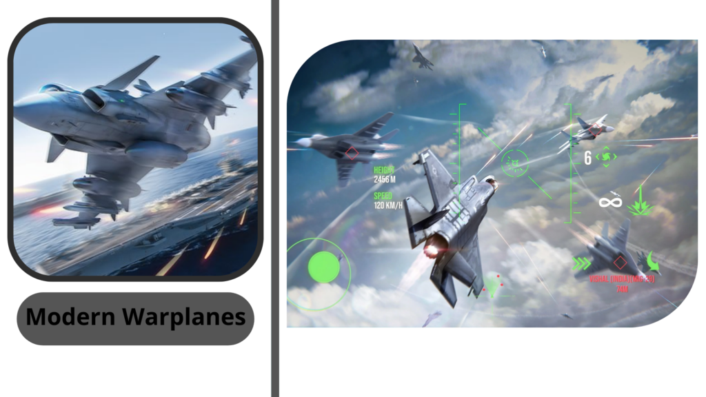 تحميل لعبة Modern Warplanes مهكرة 2024 للاندرويد من ميديا فاير