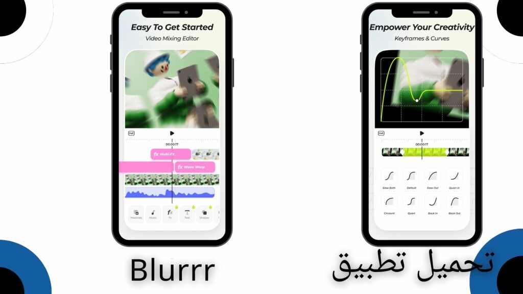 تحميل تطبيق Blurrr Music Video Editor App من ميديا فاير للاندرويد والايفون apk 2024 اخر اصدار
